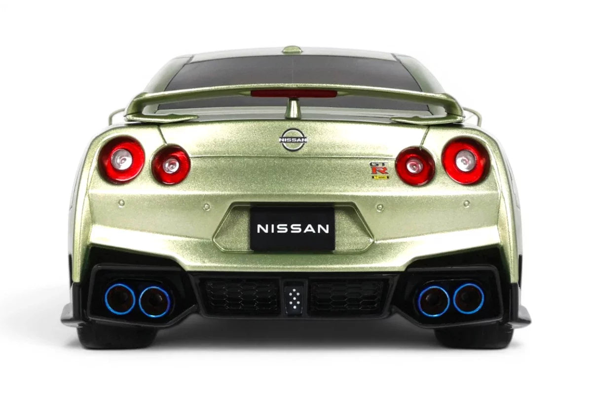 STM Diecast GT Spirit 2024 Nissan GT-R (R35) Skyline T-Spec Premium Edition Millenium Jade Green...