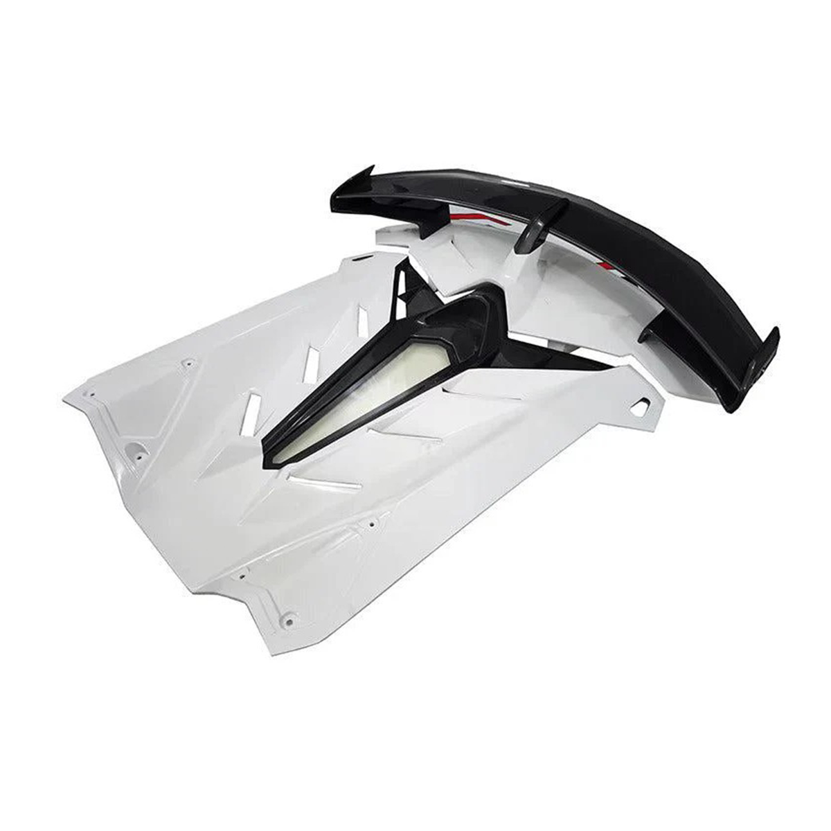 Bull Boost Performance SVJ Style Dry Carbon Fiber Rear Wing Engine Hood Lid for Lamborghini...