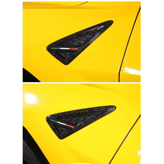 STRATEC SYSTEMS Dry Carbon Fiber Side Fender Vent Frame Cover Trim for Lamborghini Urus - View 2