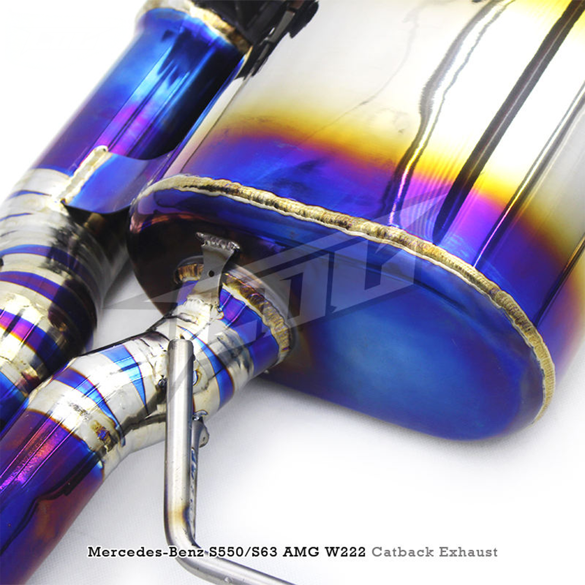 Bull Boost Performance Titanium Valved Catback Exhaust System for Mercedes Benz S550 S500 S63 AMG...