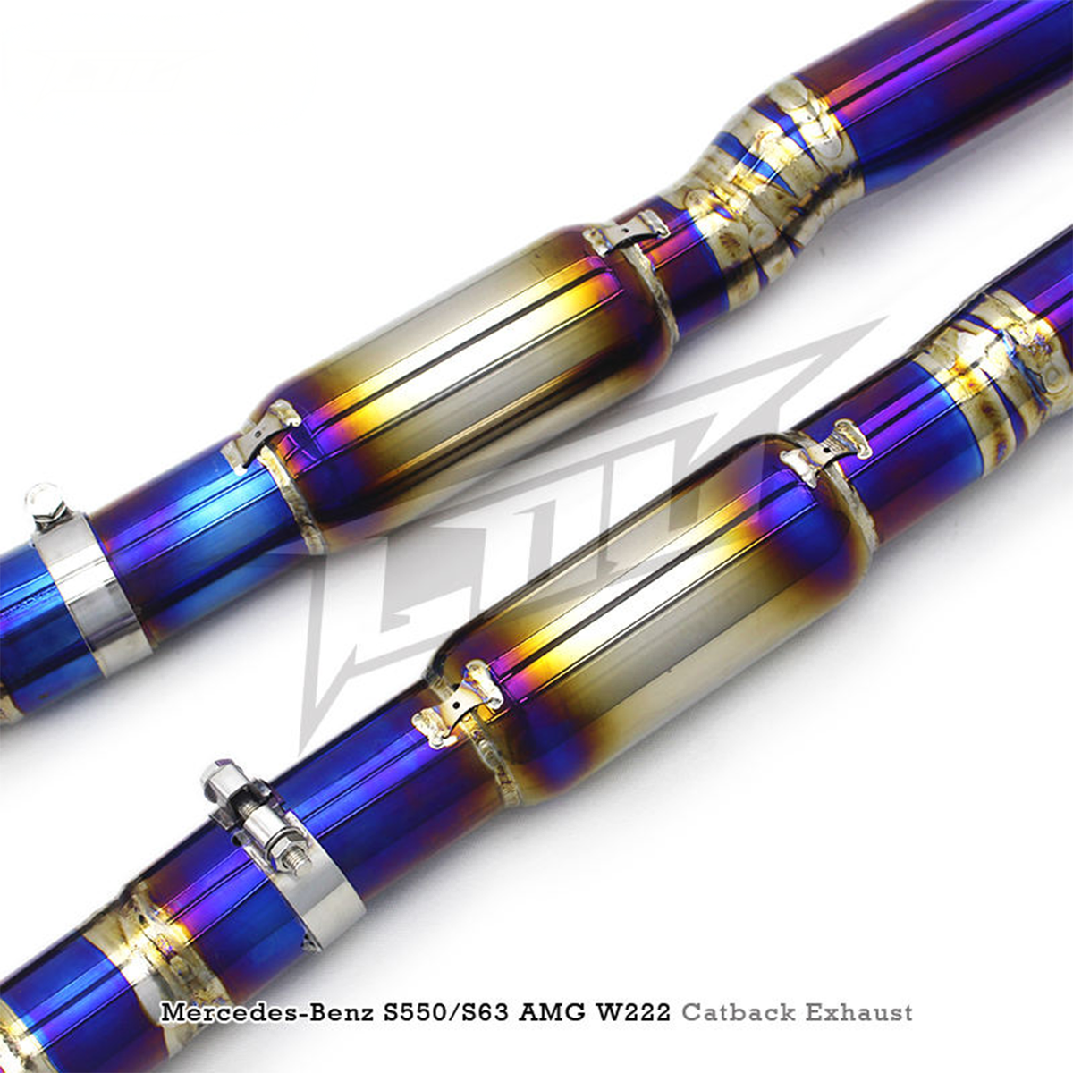 Bull Boost Performance Titanium Valved Catback Exhaust System for Mercedes Benz S550 S500 S63 AMG...