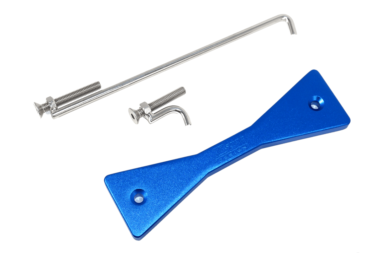 ZSPEC Battery Hold Down/Bracket for Nissan GTR R35, Billet w/ Stainless Hardware