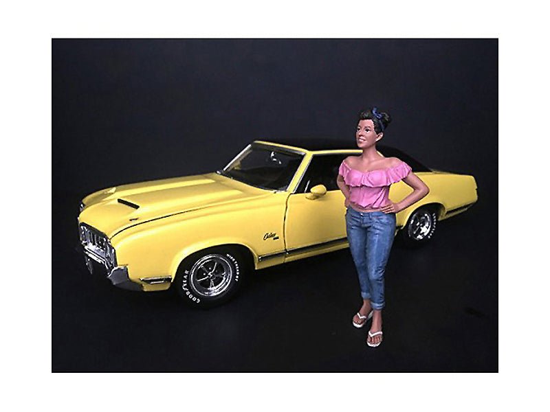 Rapid Vehicles "Hanging Out II" Gloria Figurine for 1/18 Scale Models by American Diorama  free...