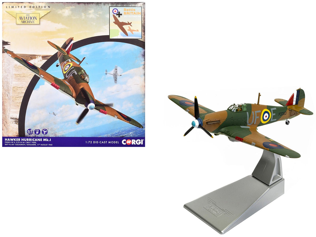 Rapid Vehicles Hawker Hurricane Mk.I Fighter Aircraft "Pilot Officer William 'Billy' Fiske No....