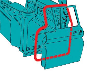Brothers Trucks Weatherstrip Seals - DFS6066