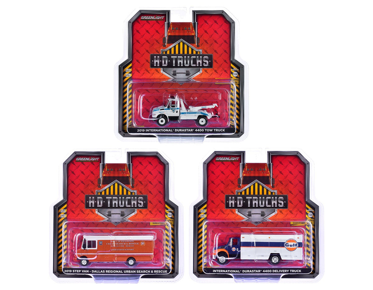 Rapid Vehicles "Heavy Duty H.D. Trucks" Set of 3 pieces Series 25 1/64 Diecast Models by...