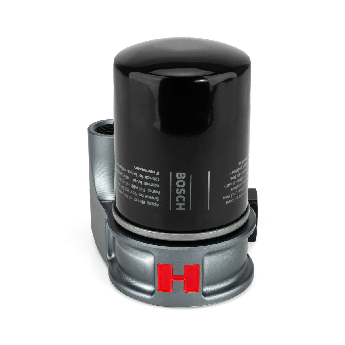 HEL Performance Thermostatic 90 Degree Oil Filter Sandwich Plate
