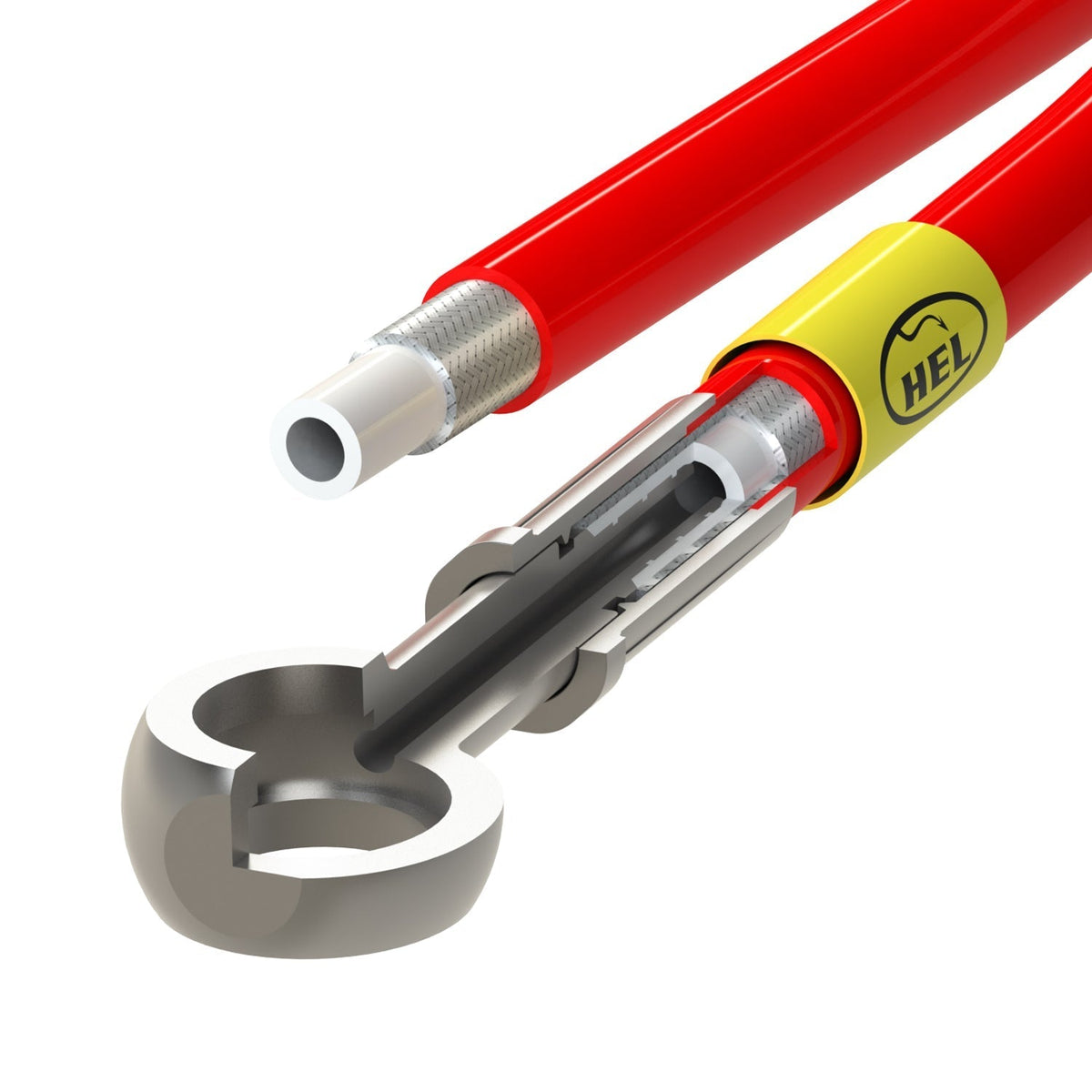 HEL Performance Brake Lines for Volkswagen Touareg 4.2 17" & 18" Wheels 2003-2006, Stainless Steel Braided