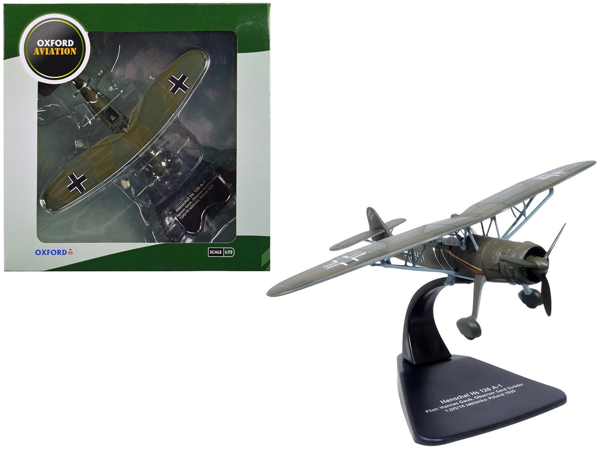 Rapid Vehicles Henschel Hs 126 A-1 Reconnaissance Aircraft "Hannes Gaub Gerd Scroder 1.(H)/14...