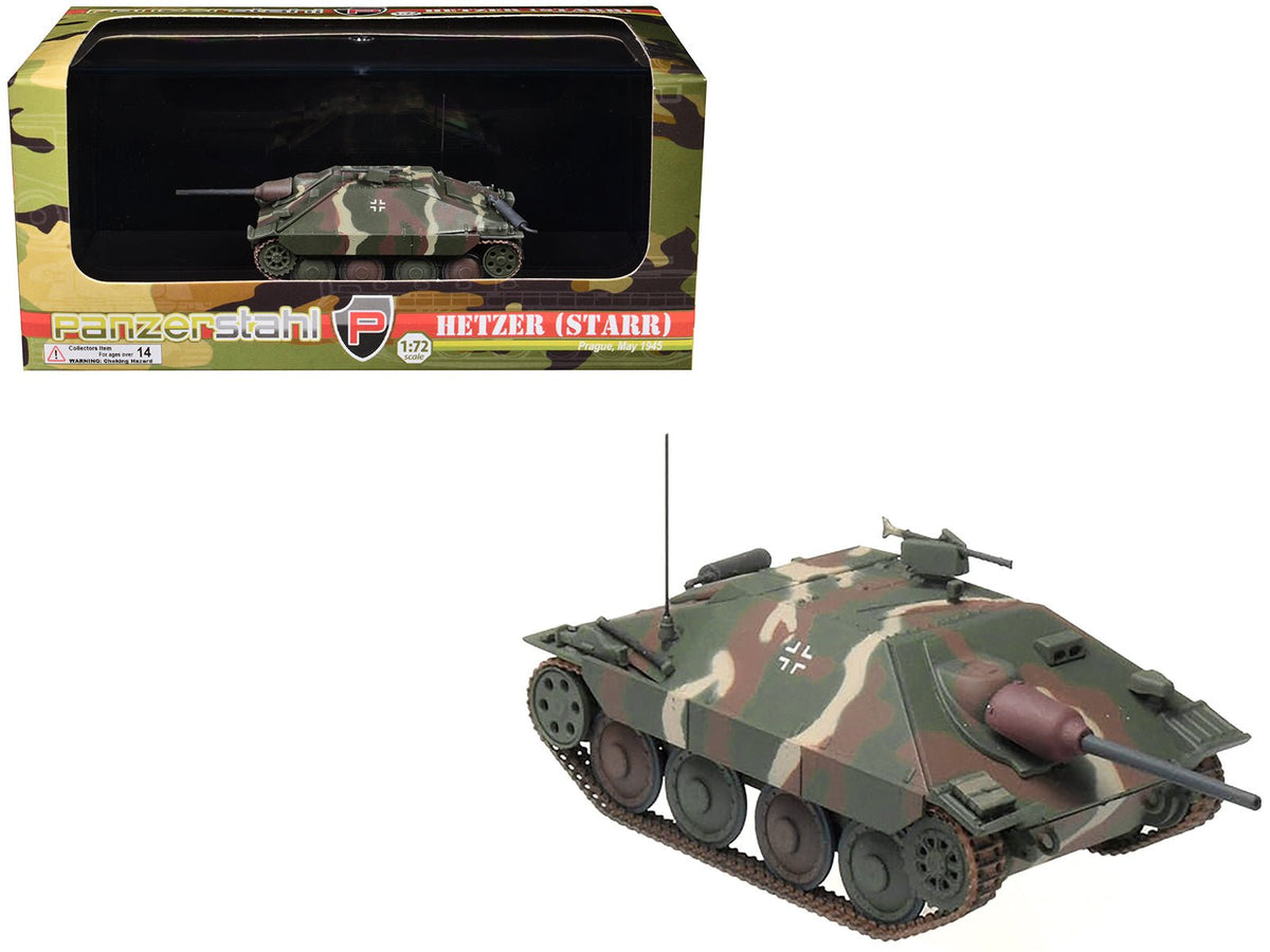 Rapid Vehicles Hetzer (Starr) Tank Destroyer "Prague" (1945) German Army 1/72 Diecast Model by...