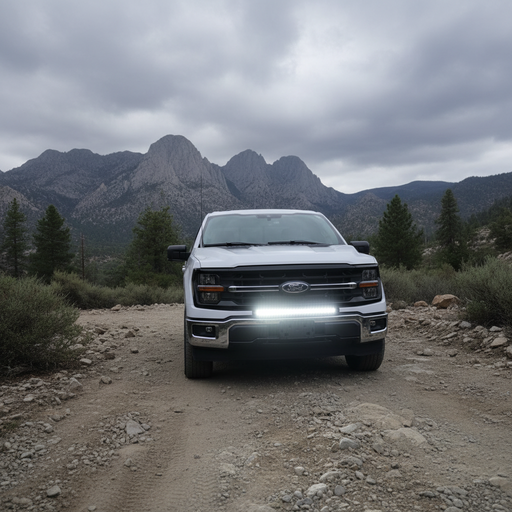 2024+ Ford F150 Tremor 30in Light Bar Standard Bumper - SLIM