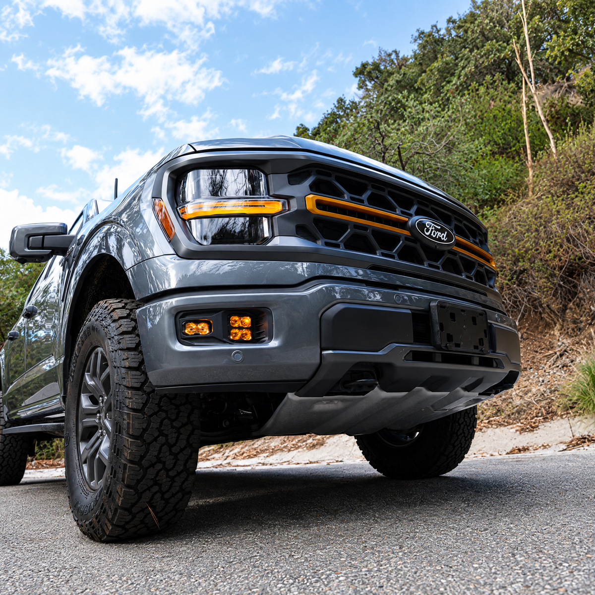 2024+ Ford F150 Tremor Standard Bumper Fog Light Kit