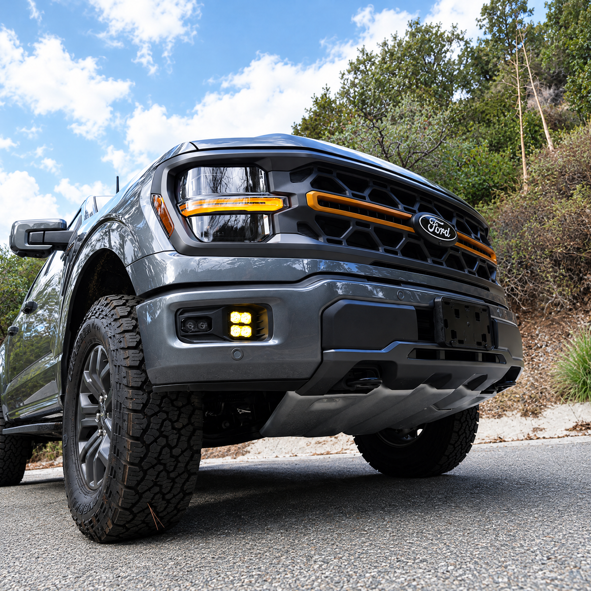 2024+ Ford F150 Tremor Standard Bumper Fog Light Kit