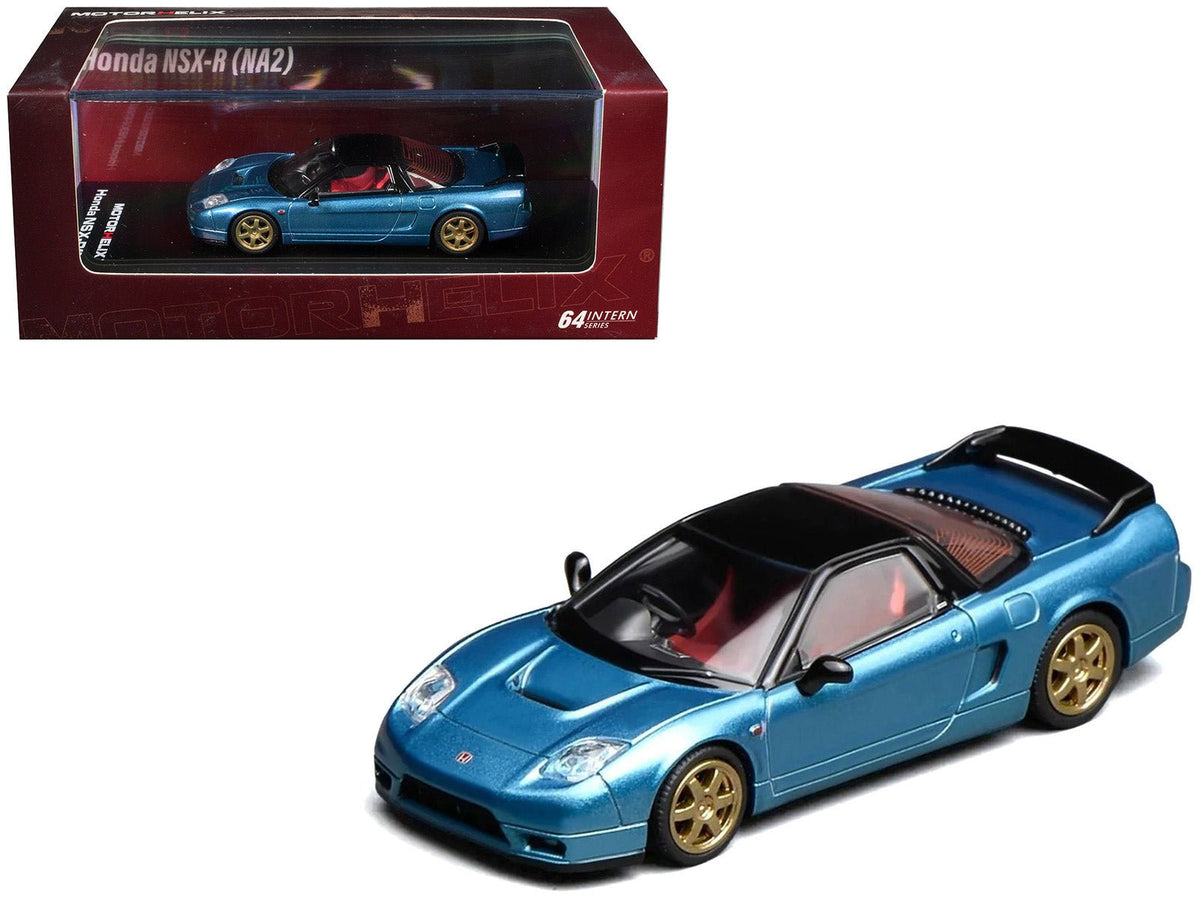 Rapid Vehicles Honda NSX-R (NA2) RHD (Right Hand Drive) Ice Blue Metallic with Black Top and Red...
