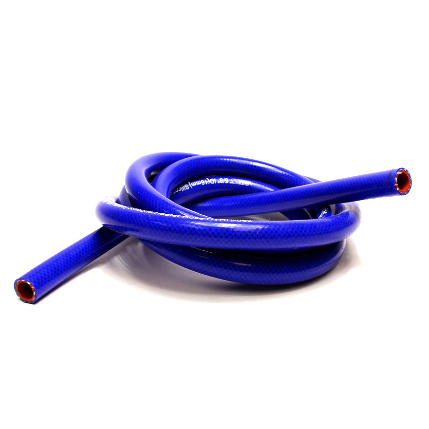 HPS High Temp 1/2"ID(13mm) Reinforced Silicone Heater Hose Blue-10 Ft Roll