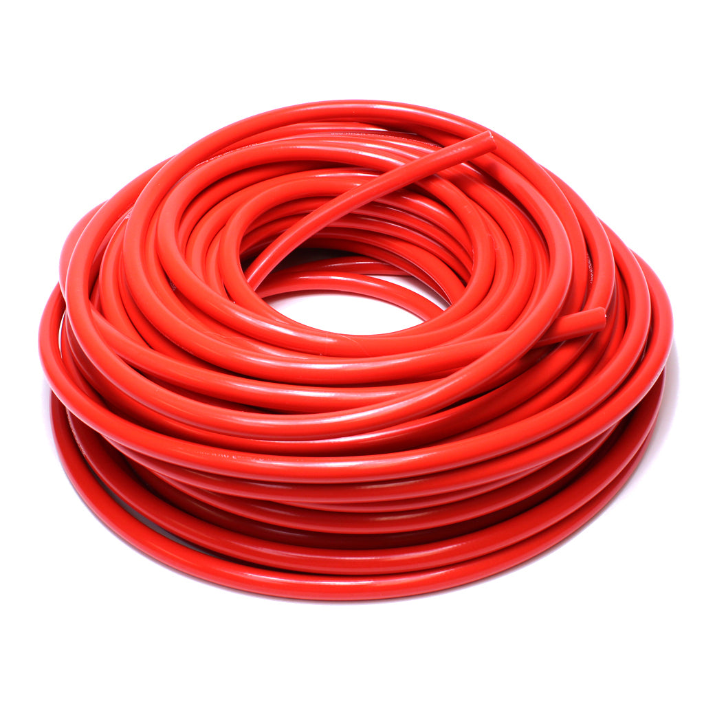 FR SPORT HPS High Temp 1/2" ID (13mm) Reinforced Silicone Heater Hose Red - 25 Feet - View 2