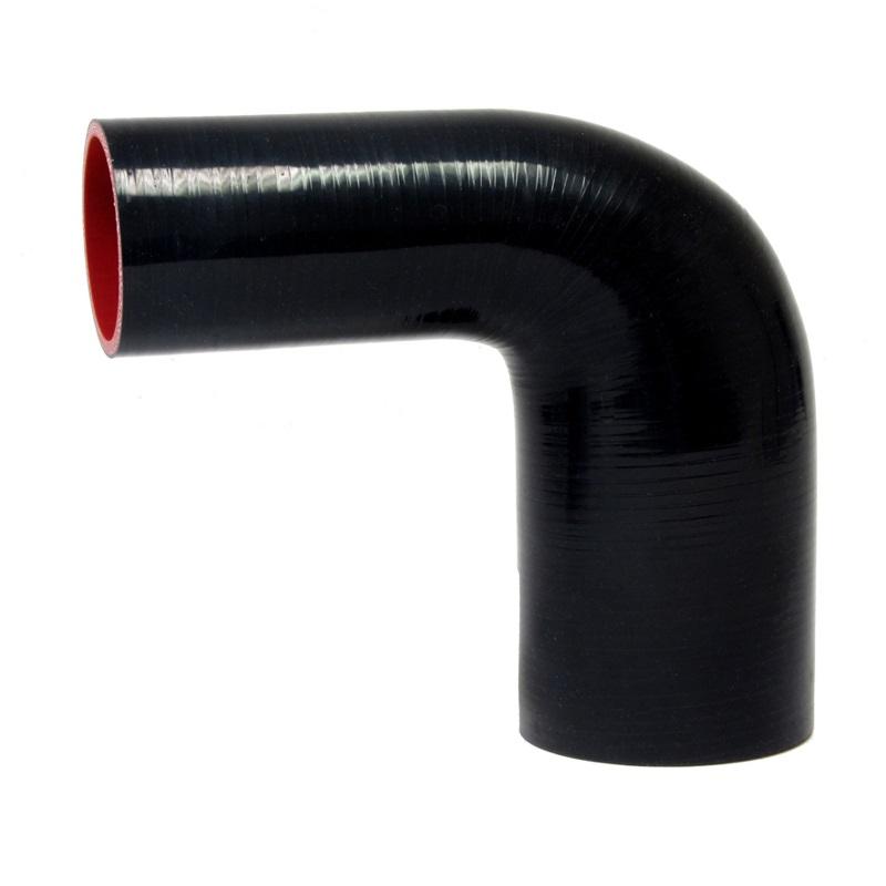 FR SPORT HPS Performance Products HPS 2-1/2" - 3-1/4" ID, Silicone 90 Degree Elbow Reducer Hose,...
