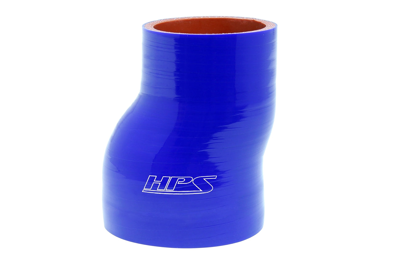 HPS Performance Products HPS 3" - 4" Silicone Offset Reducer Coupler Hose, High Temperature 4-ply Reinforced