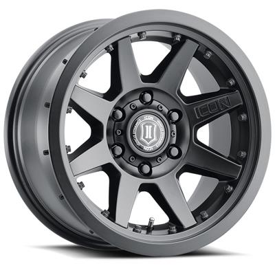 Icon Alloys Rebound Pro Satin Black Wheels - S0041