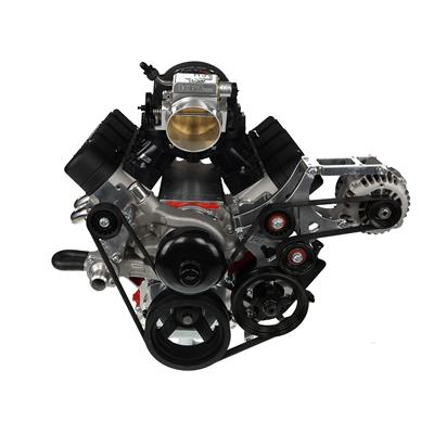 ICT Billet LS Corvette (& Camaro LS3 L99) Alternator Extended Length Adapter / Extension Bracket - 551905X350