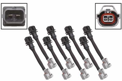 ICT Billet Fuel Injector Plug Adapters - WAINJ34