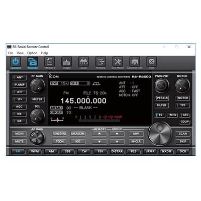 ICOM IP Remote Control Software - RSR8600