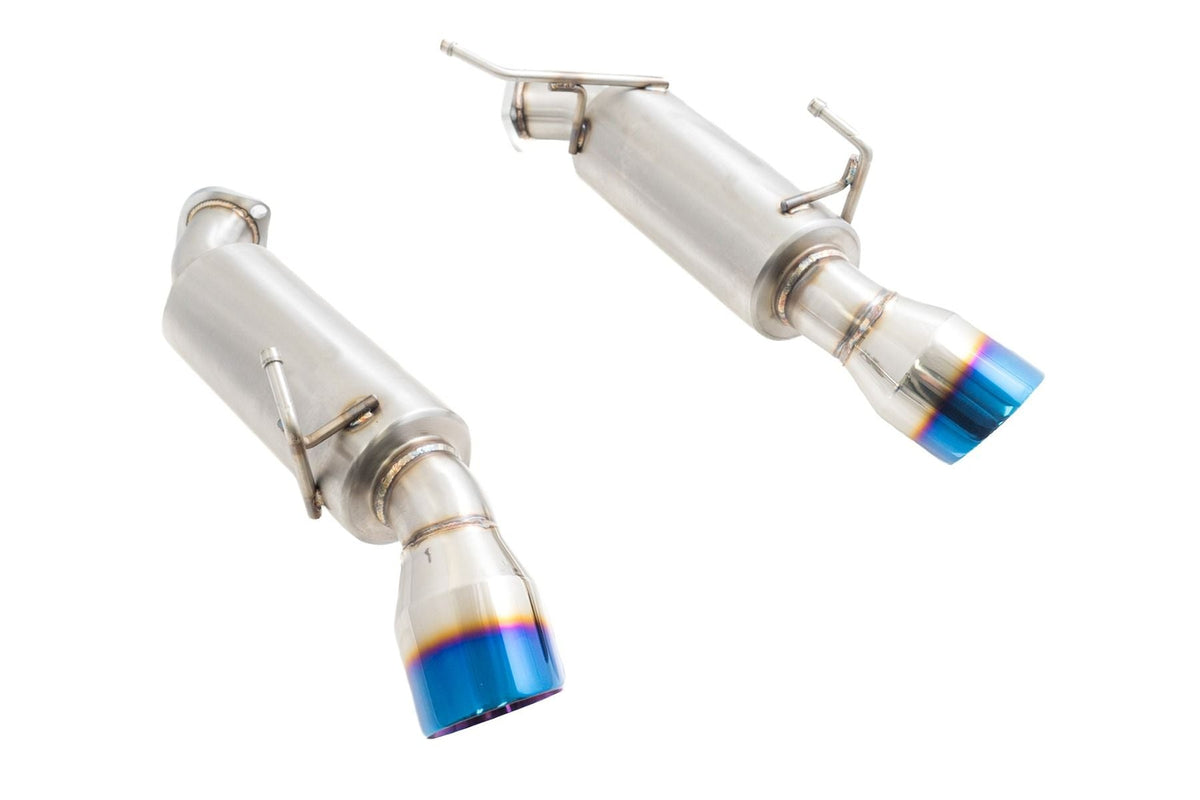 FR SPORT Megan Racing Exhaust Back for Infiniti G37 Coupe 08-11 Dual Canister RWD Only - View 6