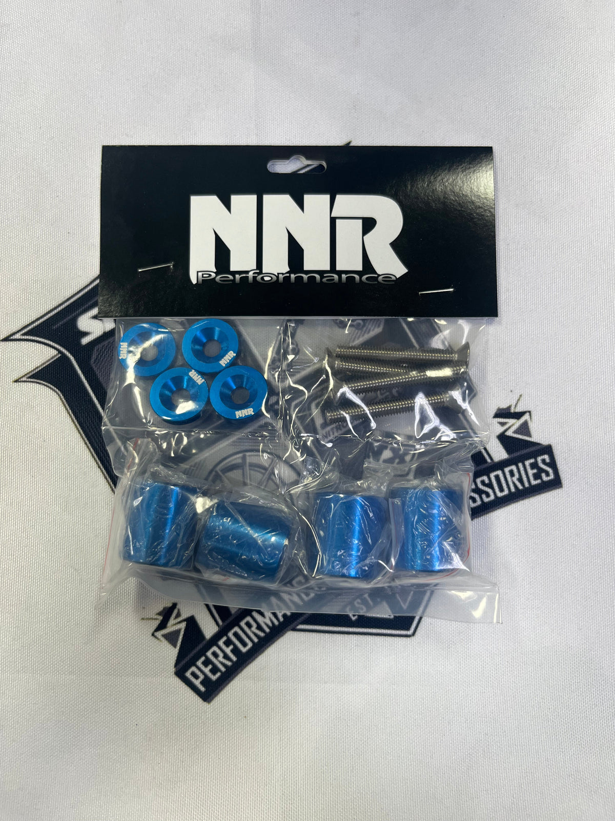 Speedzone Performance LLC Nnr Hood Spacer Washer Kit For Honda/Acura Blue