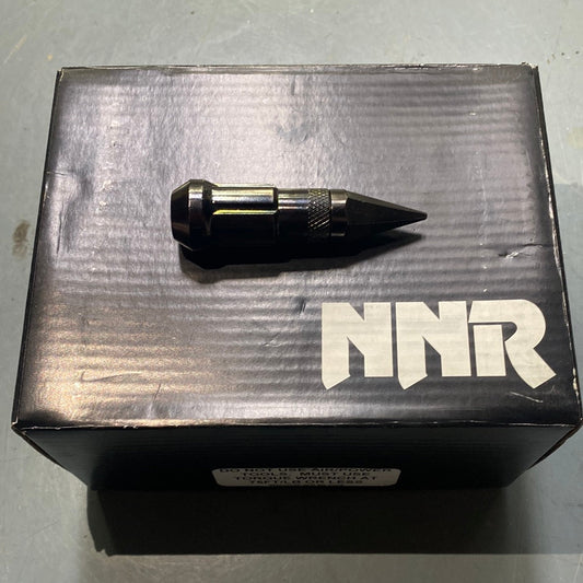 Speedzone Performance LLC NNR Steel Lock Spike Black Chrome Lug Nuts