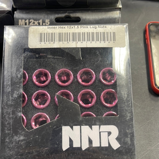 Speedzone Performance LLC NNR inner Hex 12x1.5 pink lug nuts