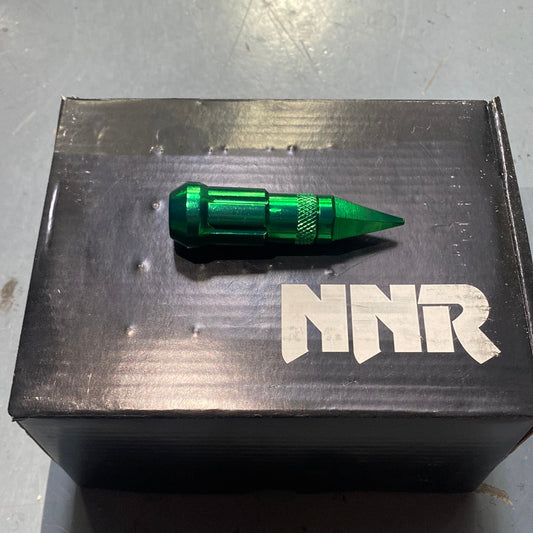 Speedzone Performance LLC NNR Steel Lock Spike Green Lug Nuts