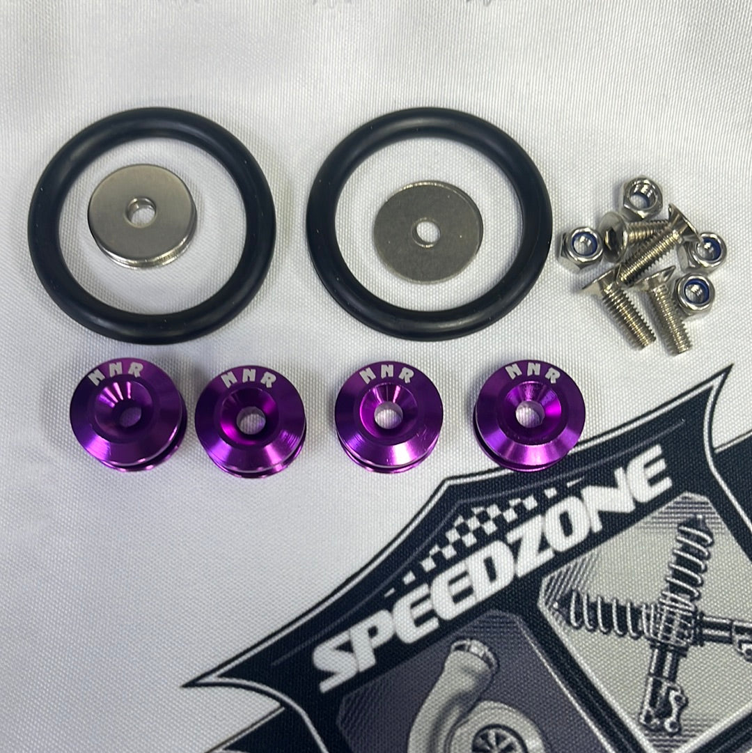 NNR Purple Universal Bumper Quick Release Fasteners