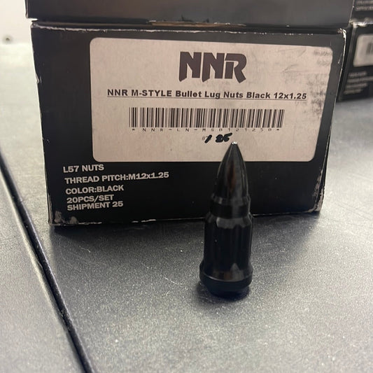 Speedzone Performance LLC NNR 12x1.25 black bullet lugs