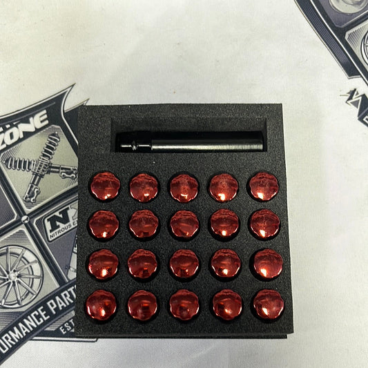 Speedzone Performance LLC Nnr L35 Red Lug Nuts M12x1.5