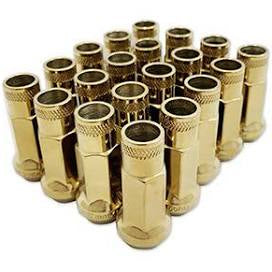 Speedzone Performance LLC NNR Stl Gold Lug Nuts 12x1.5