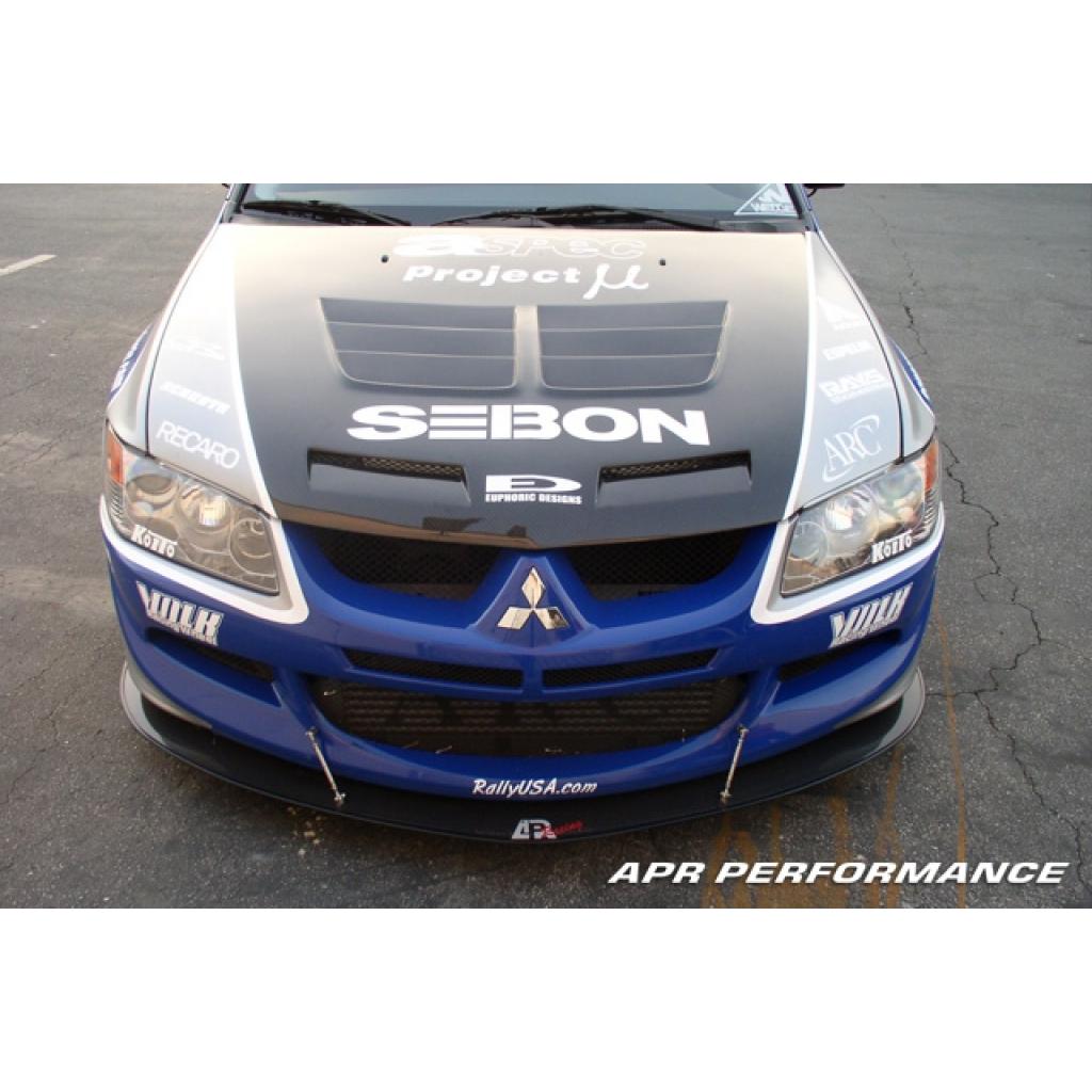 Mitsubishi Evolution 8 (Evo 8) Carbon Fiber Front Wind Splitter 2003-2005
