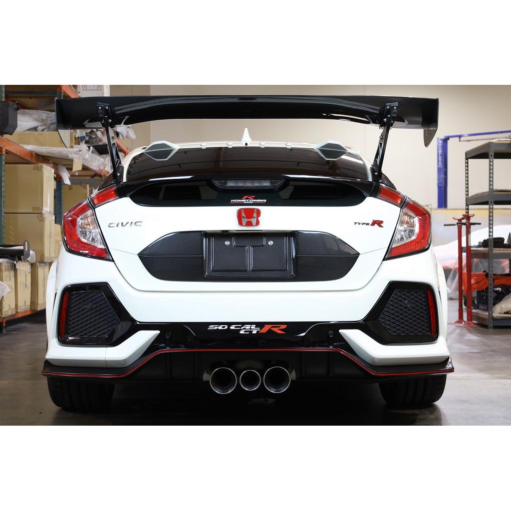 GTC-300 Carbon Fiber Adjustable Wing - 2017 - 2021 Honda FK8 Civic Type R