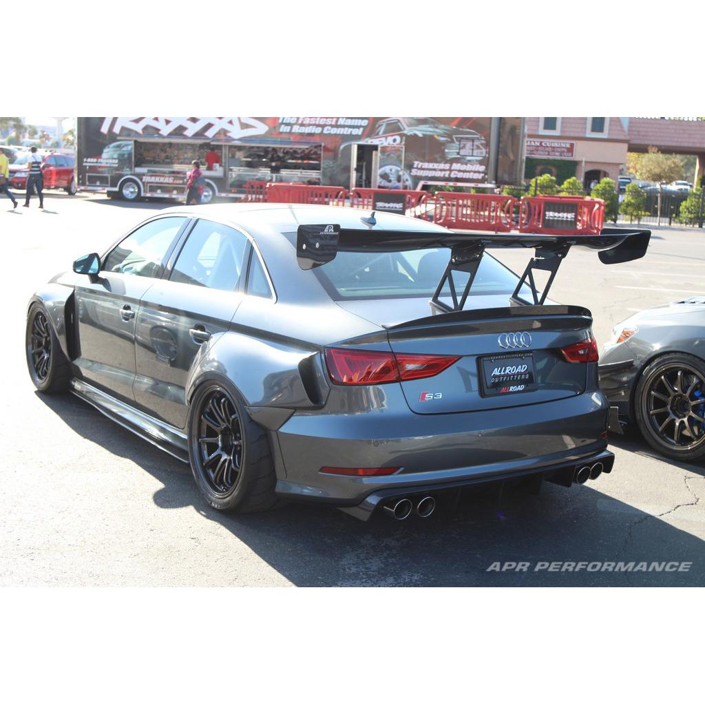 Audi S3 2013-2016- GTC-300 67" Carbon Fiber Adjustable Wing