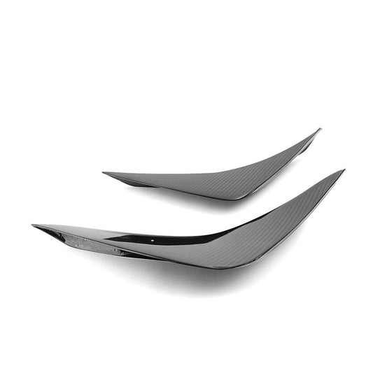 Carbon Fiber Front Bumper Canards- 2012-2016 Nissan GTR R35
