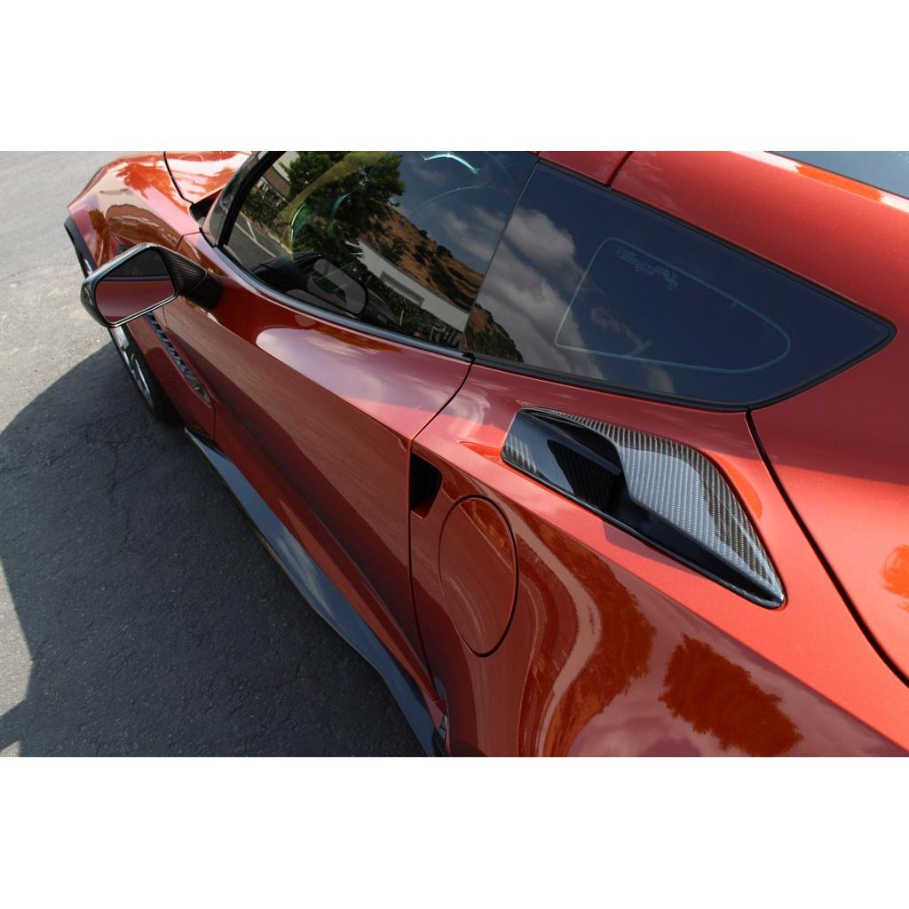 Carbon Fiber Quarter Panel Intake Vents- Chevrolet C7 Corvette (all)