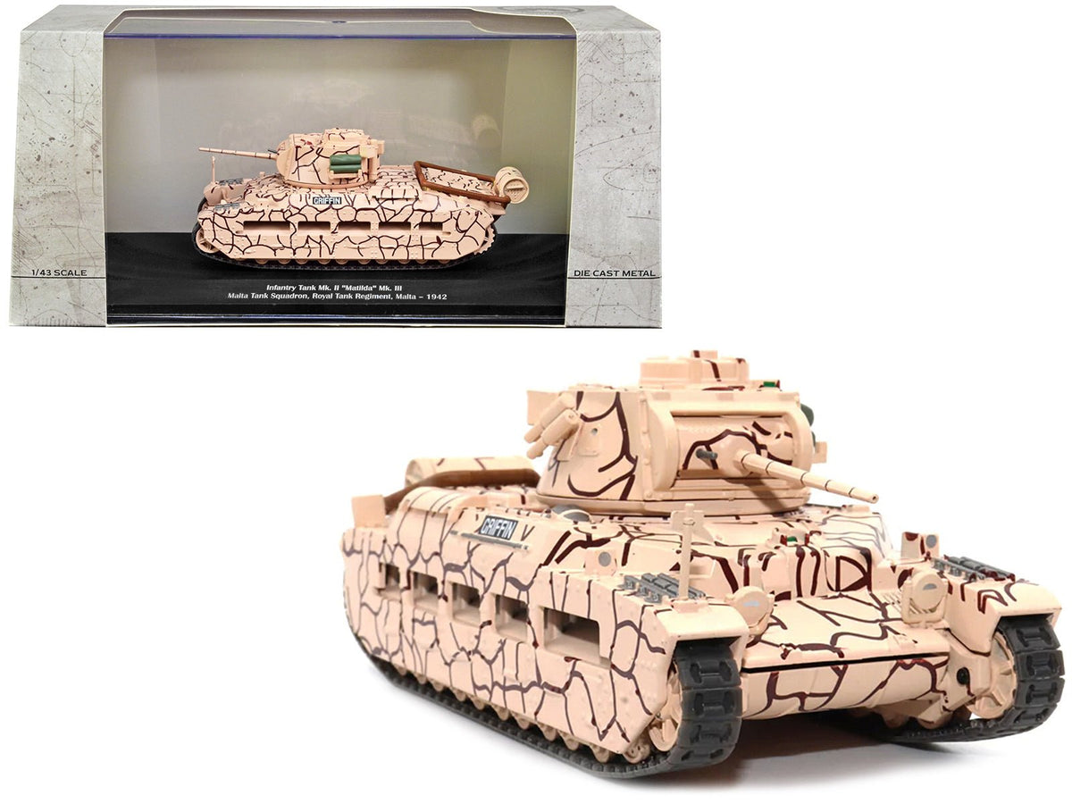 Rapid Vehicles Infantry Tank Mk. II "Matilda" Mk. III "Griffin" "Malta Tank Squadron Royal Tank...