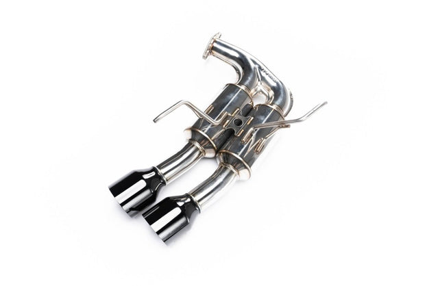 Invidia [15-21 WRX/STI] Gemini R400 Signature Series Black Tip Quad Tip Exhaust