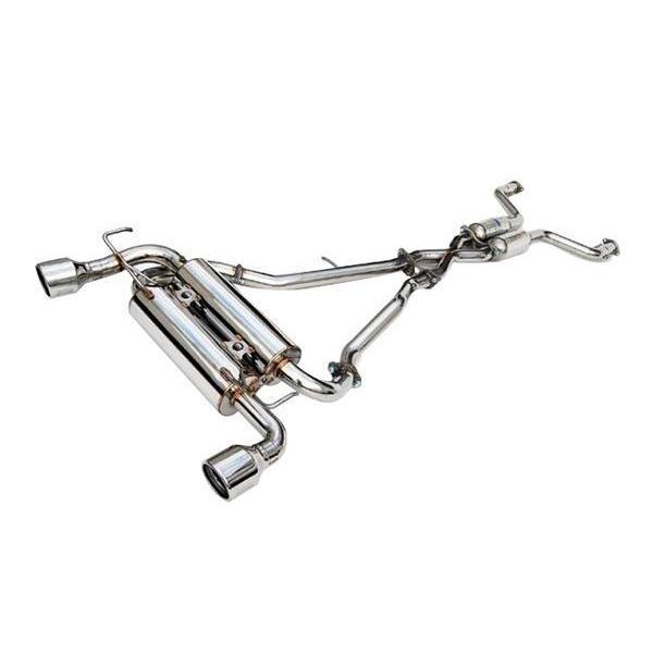 Invidia [08-13 Infiniti G37 Coupe] Gemini Rolled Stainless Steel Tip Cat Back Exhaust | HS07IG7GIS