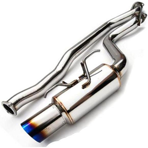 Invidia [08-14 WRX/STI Hatchback] N1 Race Ti Tip Cat Back Exhaust | HS08SW5GRT