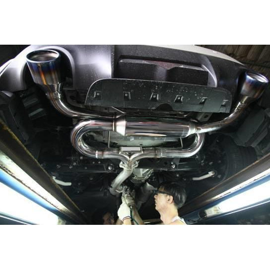 JDMuscle Invidia [13-21 BRZ/FR-S/86, 22-26 BRZ/GR86] Gemini R400 Dual Stainless Steel Tip Exhaust...