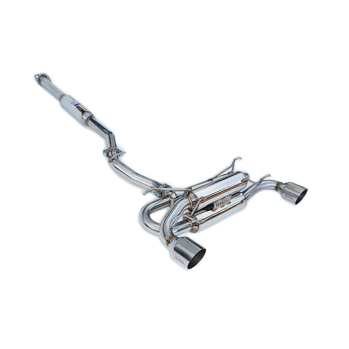 JDMuscle Invidia [13-21 BRZ/FR-S/86, 22-26 BRZ/GR86] Gemini R400 Dual Stainless Steel Tip Exhaust...