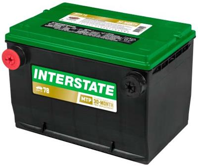 Interstate Mega-Tron Plus Automotive Batteries - MTP78