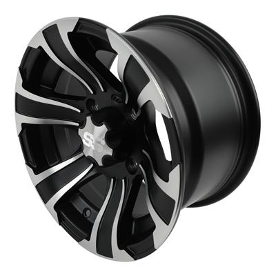 ITP SS312 Black Machined Alloy Wheels - 1228439536B