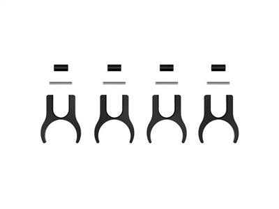 Icon Vehicle Dynamics Shock Reservoir Hose Routing Kits - 611073