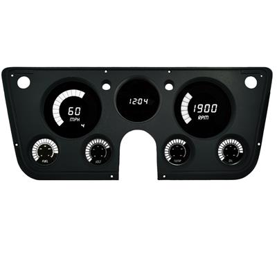 Intellitronix 1967-1972 GM/Chevy Truck Digital Direct-Fit Gauge Clusters - BG6003W